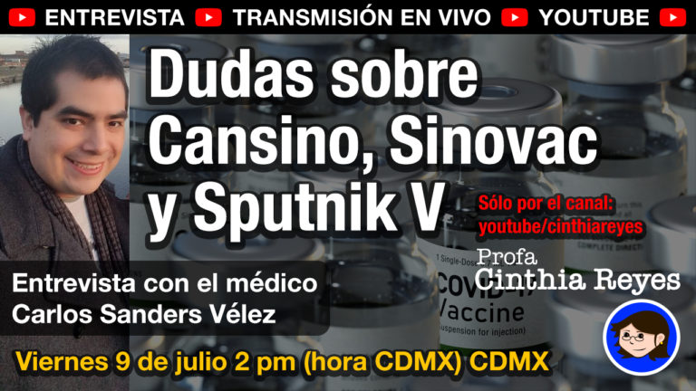 Dudas sobre Cansino, Sputnik, Sinovac